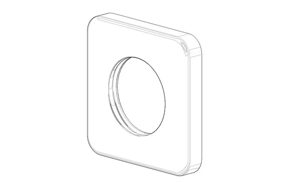 DORNBRACHT Rosette für UP-Ventil ERSATZTEILE 092796010 64 x 64 x 10 mm Chrom, 092796010-00 Galeriebild 1